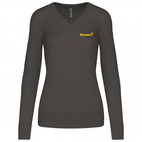 Pull Col V Femme N7 – Nationale 7