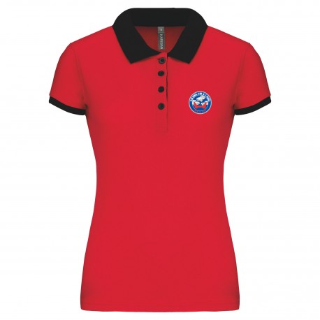Polo bicolore Femme Honda