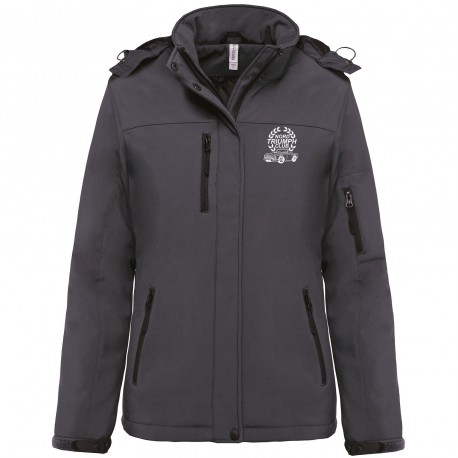 Parka softshell doublée capuche femme Triumph