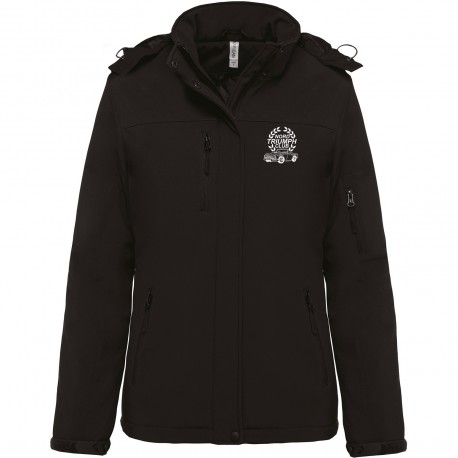 Parka softshell doublée capuche femme Triumph – Nord Triumph Club