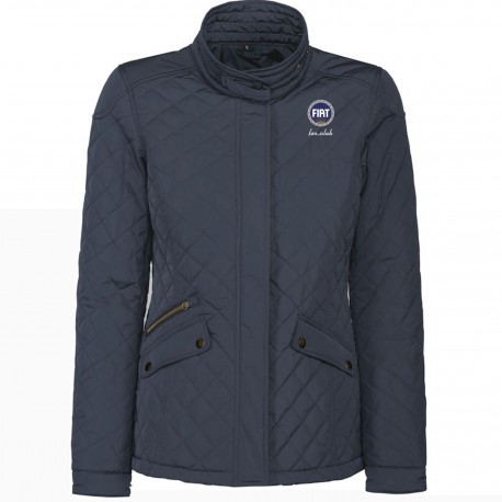 veste matelassée broderie fiat femme