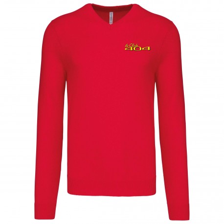 Pull col V homme Le Club 404