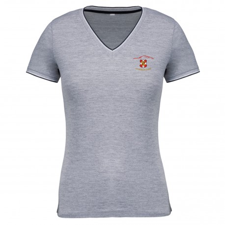 Tee shirt maille piquée Femme Porsche Savoie – Les Porsche de la Savoie