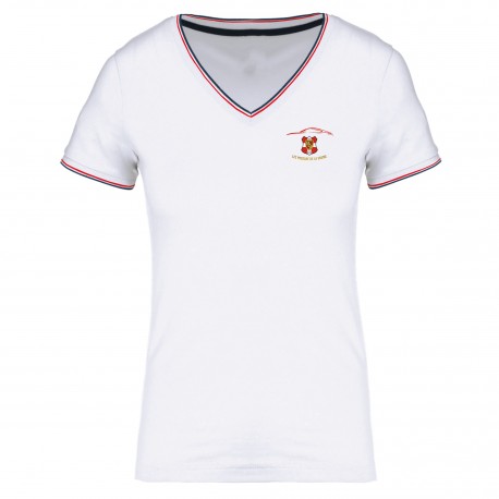 Tee shirt maille piquée Femme Porsche Savoie