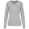 Pull col V Femme Flat 69 – Automobile Club Flat 69