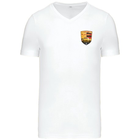 Tee shirt col V Homme Flat 69