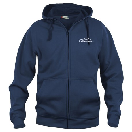 Sweat capuche zippé Homme Champagne – Champagne 911