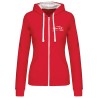 Sweat zippé capuche contrastée Femme Audi – Clan TT