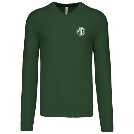 Pull col V Homme MG – MG Safety Fast !