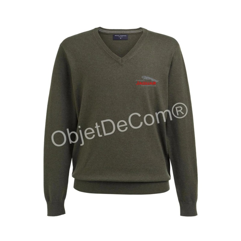Pull col V Merino Homme Jaguar – French Jaguar