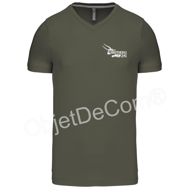Tee shirt Col V Homme MVCG Périgord
