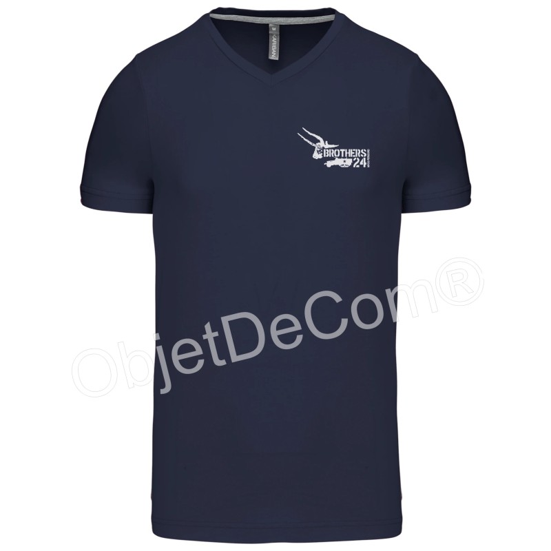 Tee shirt Col V Homme MVCG Périgord