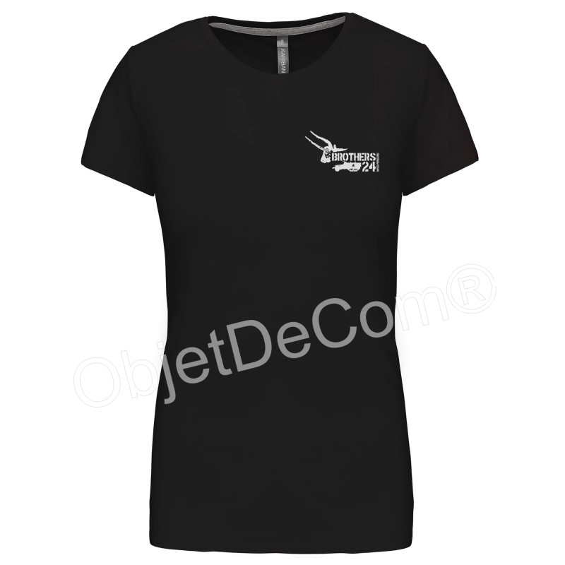 Tee shirt 180Gr Col O Femme MVCG Périgord – MVCG Périgord