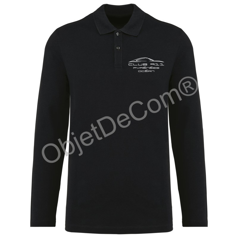 Polo Supima manches longues Homme Pyrénées – Accueil