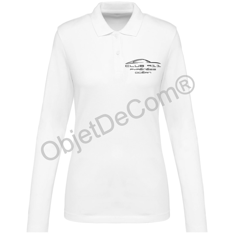 Polo Supima Femme Pyrénées – Club 911 Pyrénées Océan