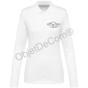 Polo Supima manches longues Femme Pyrénées – Club 911 Pyrénées Océan