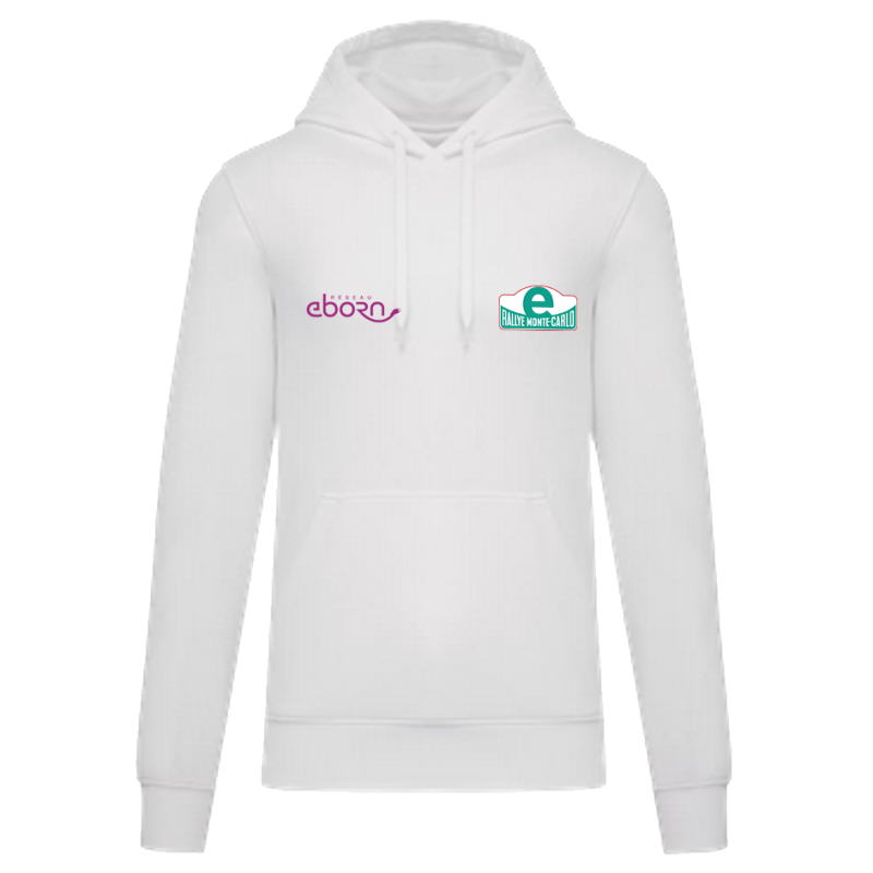 Sweat capuche Fabrication Française E Rallye Monte-Carlo – Réseau eborn E-Rallye Monte-Carlo