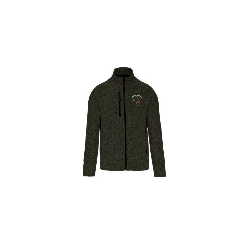 Veste polaire tricotée Homme MVCG Touraine Mémoire 44 – MVCG Touraine Mémoire 44