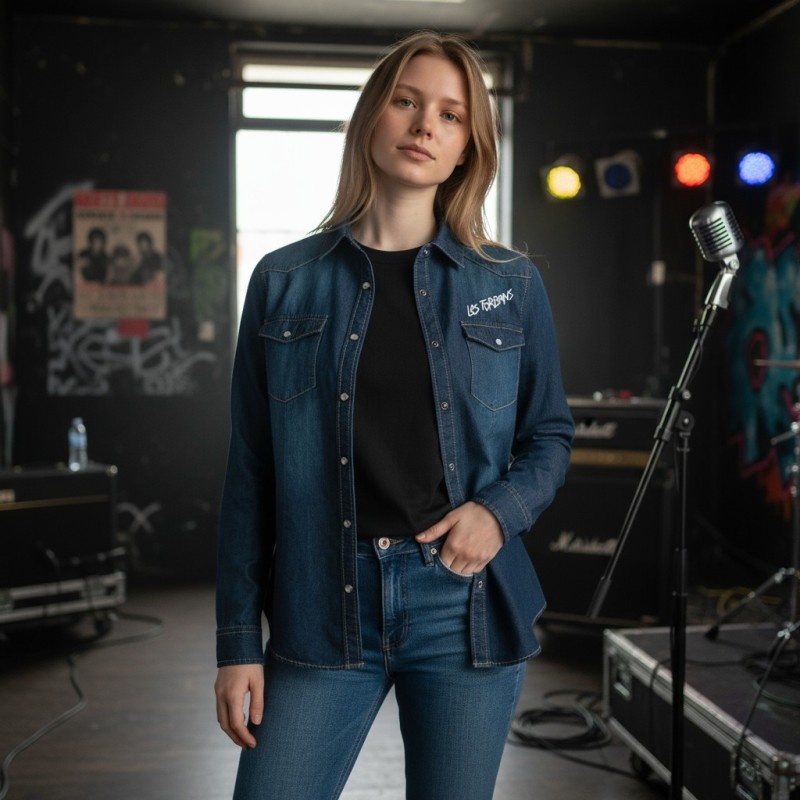 Chemise Jean Denim Femme "Les Forbans" – Boutique Officielle Les Forbans