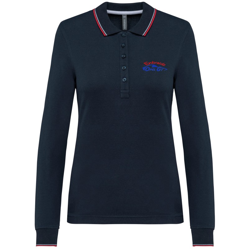 Polo manches longues Femme Opel GT – Opel GT Entraide
