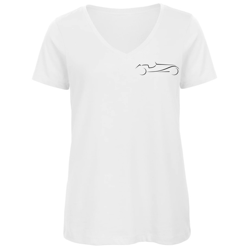 Tee shirt Organic col V Femme Morgan