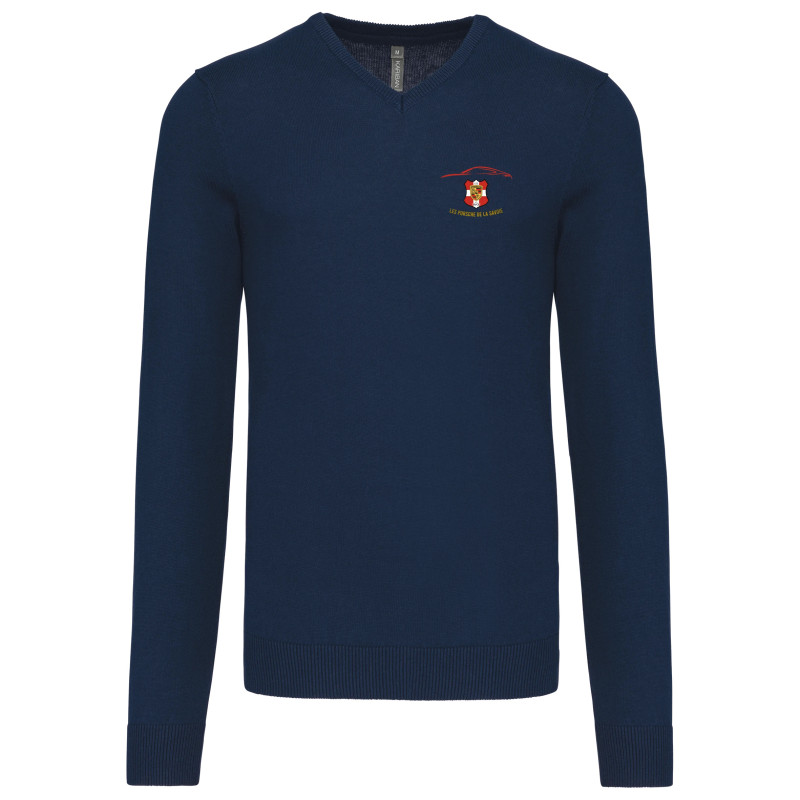 Pull col V Homme LPDS – Les Porsche de la Savoie