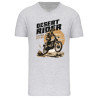 Tee shirt Bio col V Desert Rider MDC – Motor Dress Code
