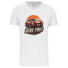 Tee shirt Bio col V Ride Free MDC – Motor Dress Code
