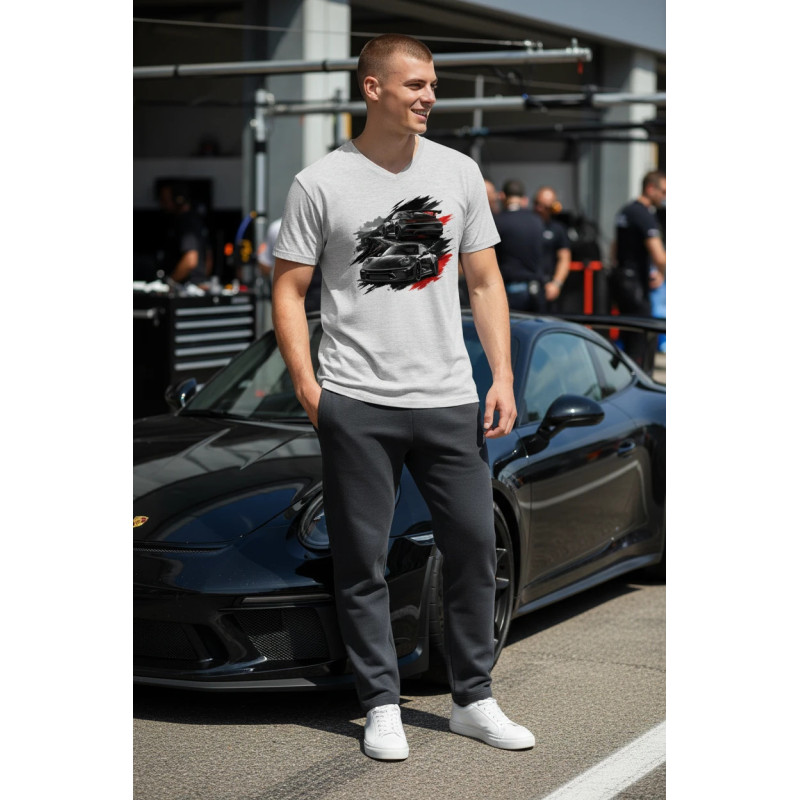 Tee shirt Bio col V Voiture MDC