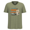 Tee shirt écoresponsable col slub Racing Rebel MDC – Motor Dress Code
