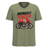 Tee shirt écoresponsable col slub Midnight Racer MDC – Motor Dress Code