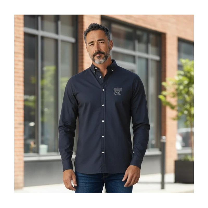 Chemise brodée MDC