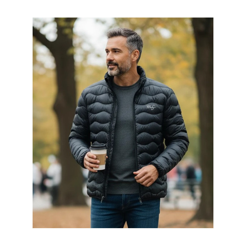 Veste en Duvet brodée MDC