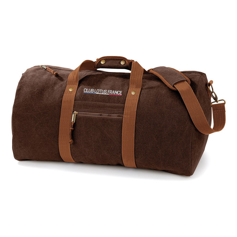 sac de voyage sac de sport vintage avec broderie lotus
