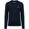 Pull Mérinos col V homme Jaguar