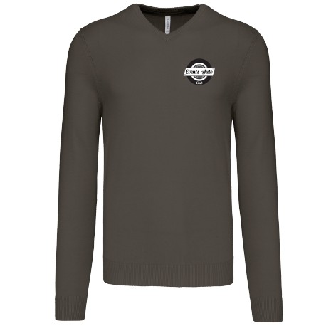 Pull col V homme Events – Club Events Auto