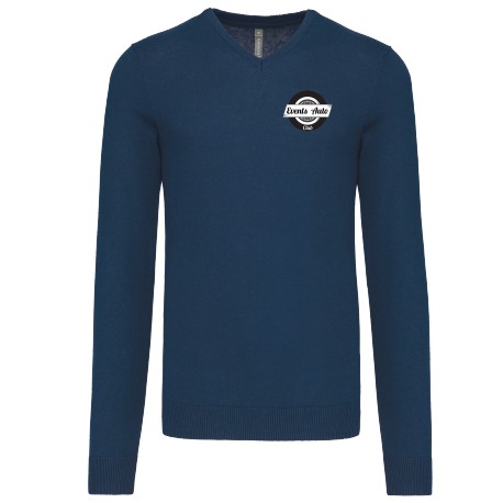 Pull col V homme Events – Club Events Auto