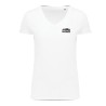 Tee shirt Supima col V Femme Traction – La Traction Universelle
