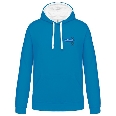 Sweat capuche contrastée Femme CCP – Club Capri Passion